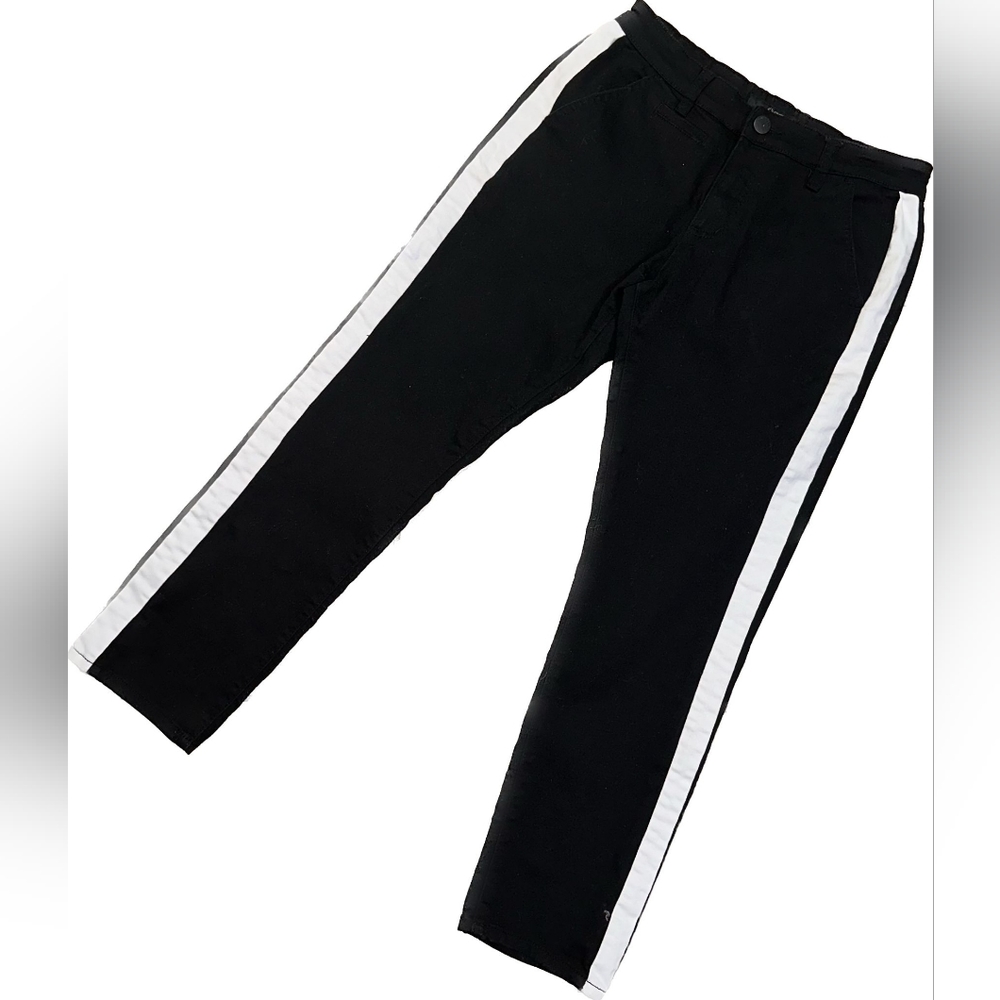 Guess Black Pants w/ White Lines